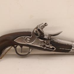 Pistolet silex de gendarmerie mod&egrave;le 1770 fabrication r&eacute;volutionnaire - Manif Nationale de Maubeuge