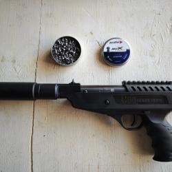 Pistolet &agrave; air comprim&eacute; BO Manufacture Langley Silencer