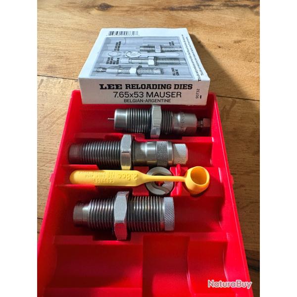 Jeux d'outils Lee Pr�cision Calibre 7.65 ARGENTINE  MAUSEr (90732) MAUSER ARGENTIN MAUSER BELGE