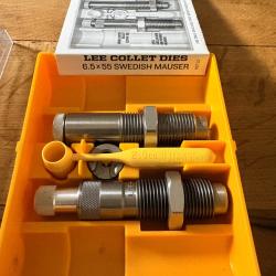 Jeux de 2 outils  Lee Precision 6,5X55 SE   REF 90712 MAUSER SUEDOIS CARL GUSTAV recalibreur collet
