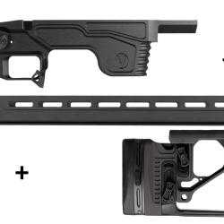 Kit Droitier Vision pour Tikka T3x Long Action - ( Partie centrale + Crosse  + GM Competition G2 )