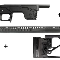 Kit Droitier Vision pour Tikka T3x Long Action - (Partie centrale + Crosse + GM Standard)