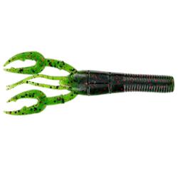 Leurre Souple Gary Yamamoto Fat Baby Craw 3,75" - 9,5cm Flottant 9,5cm par 7 #297 - Green Pumpkin W/