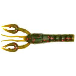 Leurre Souple Gary Yamamoto Fat Baby Craw 3,75" - 9,5cm Flottant 9,5cm par 7 318 - Green Pumpkin W/ 