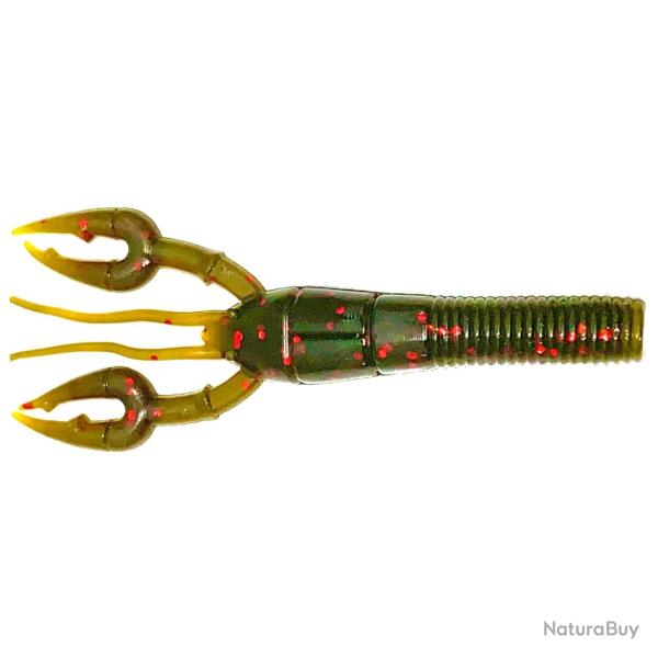 Leurre Souple Gary Yamamoto Fat Baby Craw 3,75" - 9,5cm Flottant 9,5cm par 7 318 - Green Pumpkin W/ 