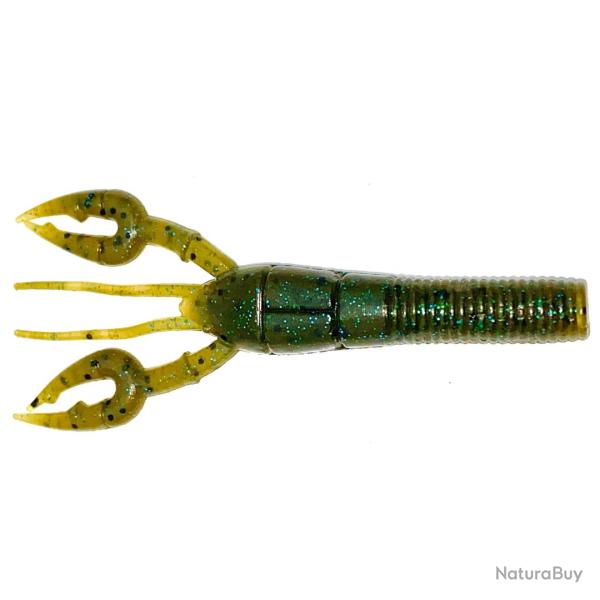 Leurre Souple Gary Yamamoto Fat Baby Craw 3,75" - 9,5cm Flottant 9,5cm par 7 #363 - Green Pumpkin Bl