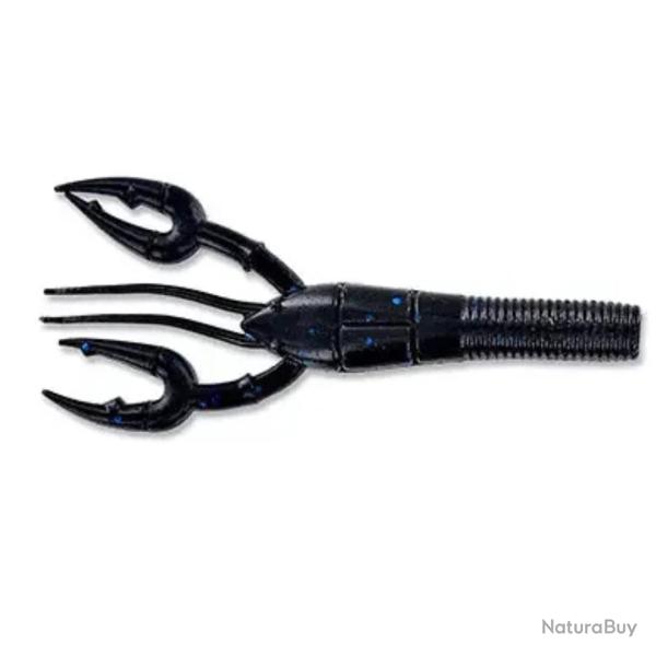 Leurre Souple Gary Yamamoto Fat Baby Craw 3,75" - 9,5cm Coulant 9,5cm par 7 #021 - Black W/LG Blue F