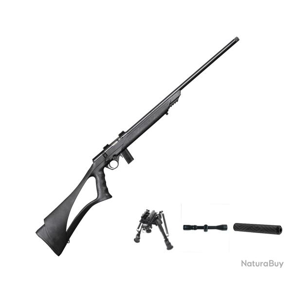 Express ! Carabine Rossi 8122 Tactical - Cal. 22 LR / Pack CTPLUS