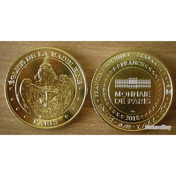 Medaille Eglise de la Madeleine Paris 2018 Monnaie de Paris