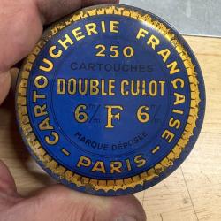 1 boite de  250 cartouches     6mm BOSQUETTE double culot CARTOUCHERIE FRANCAISE