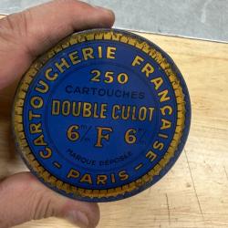 1 boite de  250 cartouches     6mm BOSQUETTE double culot CARTOUCHERIE FRANCAISE (n&deg;2)