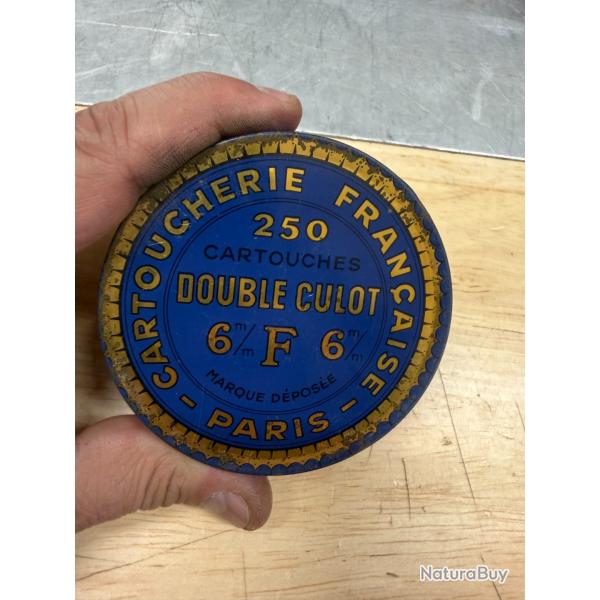 1 boite de  250 cartouches     6mm BOSQUETTE double culot CARTOUCHERIE FRANCAISE (n�2)