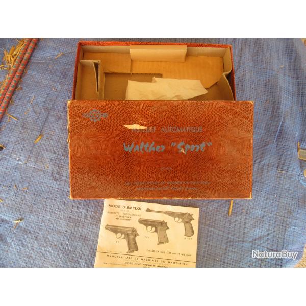 Bo�te vintage collector pour Walther Manhurin mle PP Sport