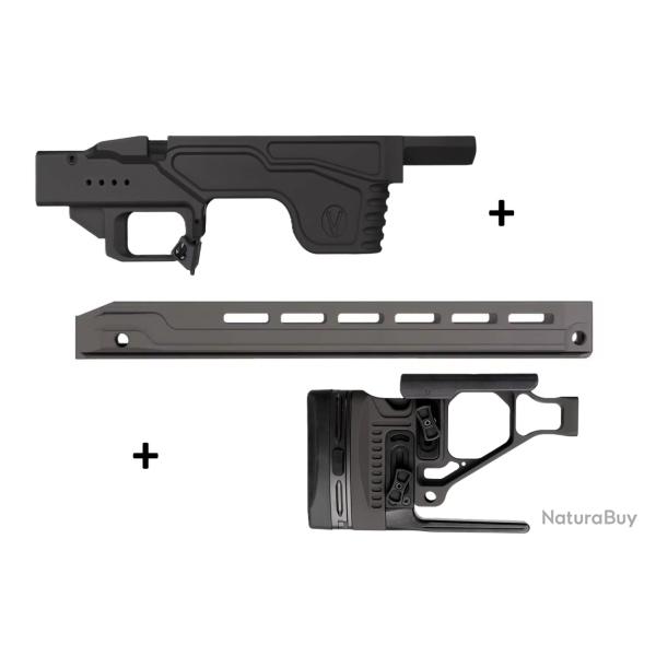 Kit Droitier Vision pour Tikka T3x Medium Action - (Partie centrale + Crosse + GM MD Competition G2)
