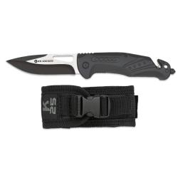 Couteau pliant noir Titanium lame de 7