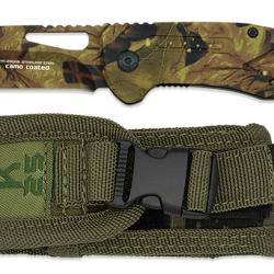 Couteau pliant camo Titanium lame de 6.70