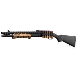 REPLIQUE DE FUSIL A POMPE M870 STRIKE INDUSTRIES NOIRE ET TAN