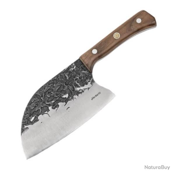 Couteau de chef et couperet Herbertz noyer