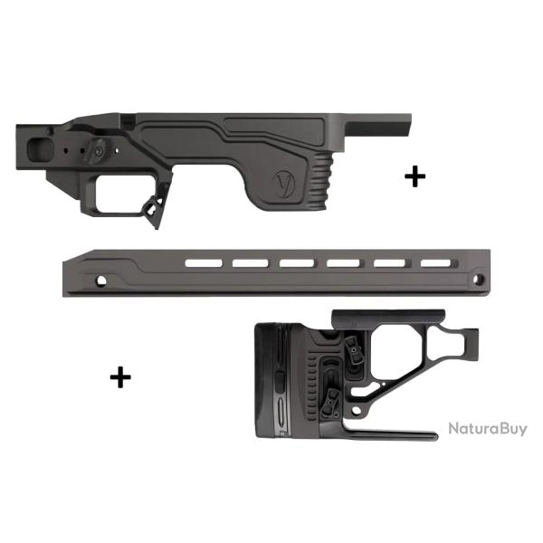 Kit Droitier Vision pour Tikka CTR - ( Partie centrale + Crosse + GM MD Competition G2 )