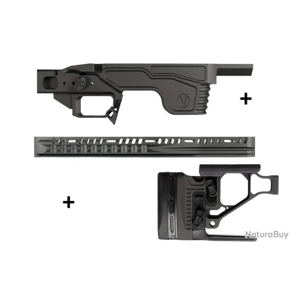 Kit Droitier Vision pour Tikka CTR - ( Partie centrale + Crosse + GM Standard )