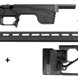 Kit Droitier Vision pour Rem 700 Short Action - ( Partie centrale + Crosse + GM Competition G2 )