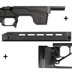 Kit Droitier Vision pour Rem 700 Short Action - ( Partie centrale + Crosse + GM Covert G2 )