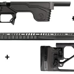 Kit Droitier Vision pour Rem 700 Short Action - ( Partie centrale + Crosse + GM Standard )