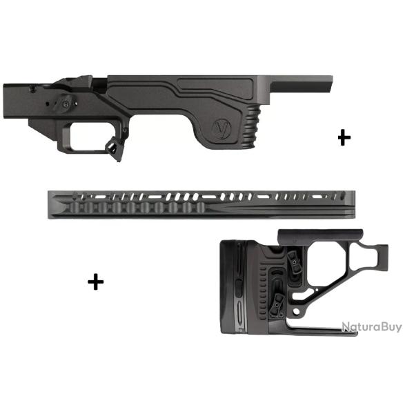 Kit Droitier Vision pour Rem 700 Short Action - ( Partie centrale + Crosse + GM Standard )
