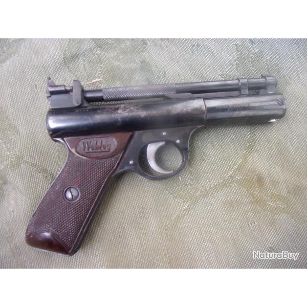 pistolet � air comprim� Webley et Scott