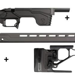 Kit Droitier Vision pour Rem 700 Long Action - ( Partie centrale + Crosse  + GM MD Competition G2 )