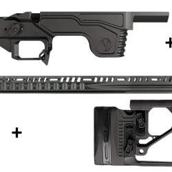 Kit Droitier Vision pour Rem 700 Long Action - ( Partie centrale + Crosse  + GM Standard )