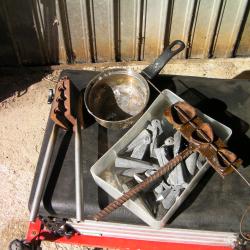 Moules &agrave; plombs de p&ecirc;che, coulissants et palangrotte