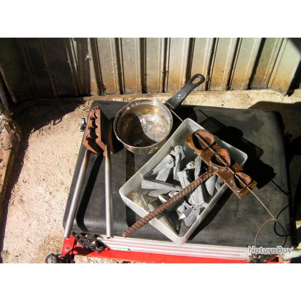 Moules � plombs de p�che, coulissants et palangrotte