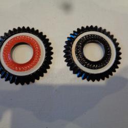 Casque &agrave; pointe, spikehelmet: Paire de cocardes (Empire et Prusse), mod&egrave;le Troupe, copie top qualit&eacute;