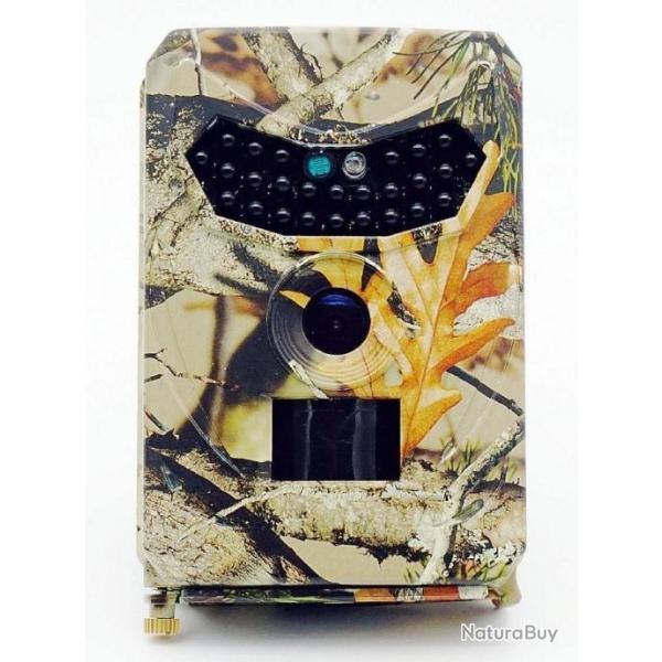 Cam�ra de Chasse 12MP Camouflage Infrarouge Vision Nocturne �tanche Miniature Surveillance Animaux
