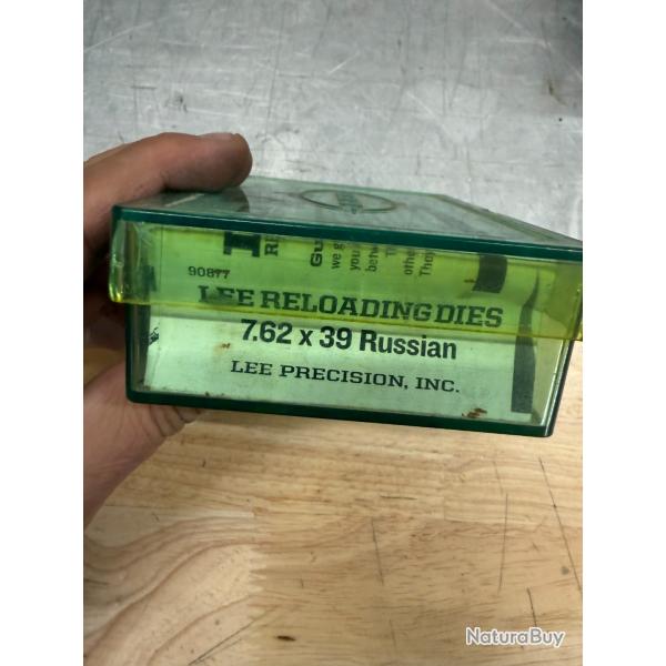 JEU D'OUTILS LEE 7.62x 39 russian