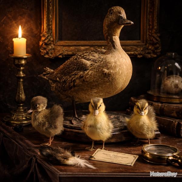 Canne est ses canetons