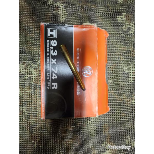 16 cartouches RWS.teil mantel 9.3X74R