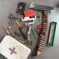 Pi&egrave;ces d&eacute;tach&eacute;es pour bricoleur super lot trouve tous aux encheres bo&icirc;te armurerie r93