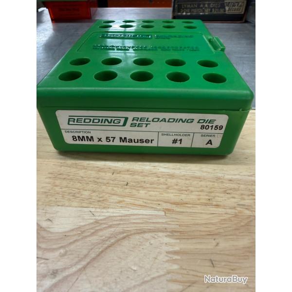 JEU D'OUTILS REDDING 8MM X 57 MAUSER