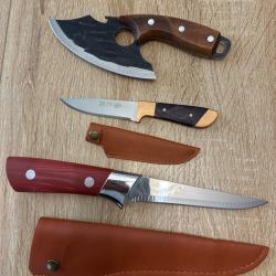 Lot 3 couteau et 2 &eacute;tui Neuf