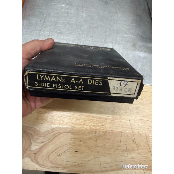 JEU D'OUTILS LYMAN  32 ACP (7.65 OU 32 AUTO)
