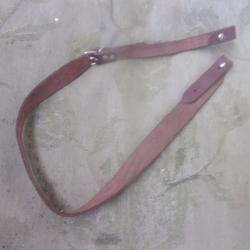 bretelle chasse cuir 78 cm max