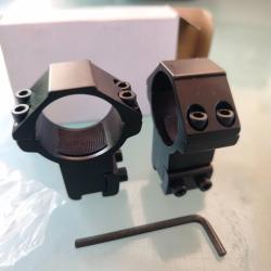 Colliers NEUFs rail 11 mm diam&egrave;tre 30mm