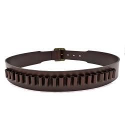 Cartouchi&egrave;re de ceinture Tourbon en cuir .44 / .45 - LIVRAISON GRATUITE