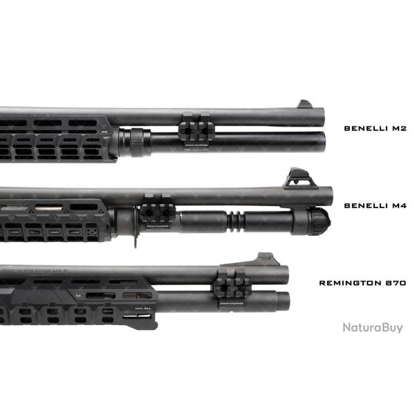 MONTAGE CLAMP RAIL PICATINNY STRIKE INDUSTRIES POUR FUSIL � POMPE CAL 12