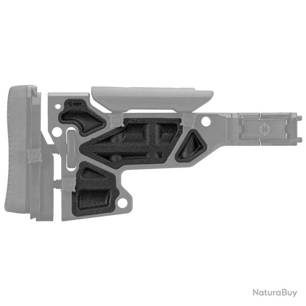 MDT RUBBER DAMPENERS SRS-XF Black - amortisseurs de crosse MDT