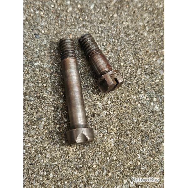 Lot de deux vis de boitier longue et courte pour Mauser 98 origine G24t Idem VZ24