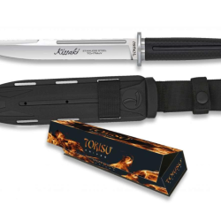 TOKISU Kissaki Couteau &agrave; lame fixe - R&eacute;f. 32589