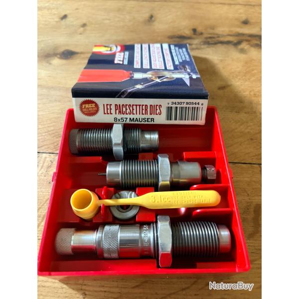 Jeux d'outils LEE Pacesetter 3-Die Set cal.8x57 Mauser  ref 90544